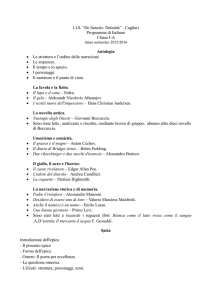 IIS “De Sanctis- Deledda” - Cagliari Programma di Italiano Classe IA