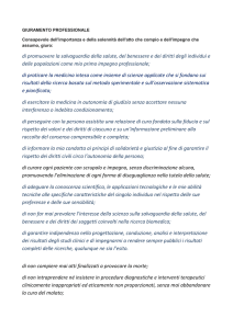 Giuramento professionale - Ordine dei Medici Chirurghi e degli
