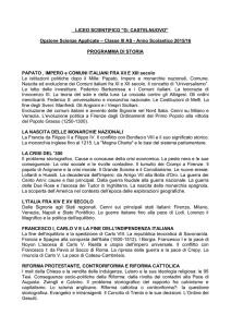 Storia - Liceo Scientifico Guido Castelnuovo