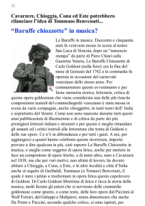 “Baruffe chiozzotte” in musica?