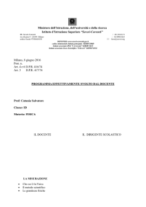 Ministero dell`istruzione, dell`università e della ricerca Istituto d