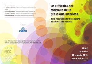 Le difficoltà nel controllo della pressione arteriosa