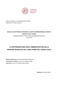 AVVERTENZE RELATIVE ALLA REDAZIONE DELLA TESI DI