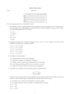 Test a risposta multipla 1