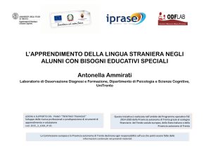 L`APPRENDIMENTO DELLA LINGUA STRANIERA NEGLI ALUNNI