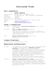 CV IT - Università degli Studi di Parma