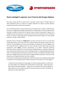 Nuovi cataloghi in agenzia: ecco l`inverno del Gruppo Alpitour