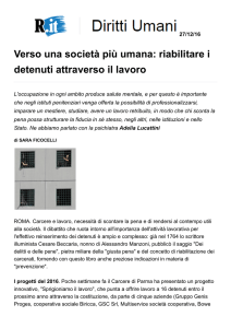 Verso una società più umana: riabilitare i detenuti attraverso il lavoro