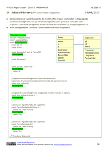 Scheda 24: OOP (classi Punto e Segmento)