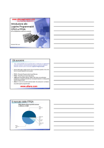 Introduzione alle Logiche Programmabili CPLD e FPGA Gli acronimi