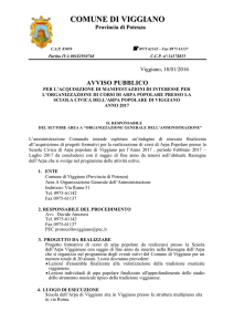 avviso pubblico - Comune di Viggiano