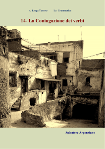 14- La Coniugazione dei verbi