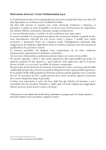 dispensa 5 - Case study Motivazione al lavoro