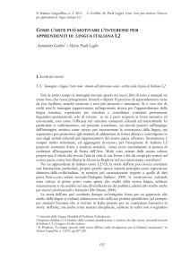 Antonietta Gobbis1 e Marco Paoli Legler