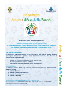 Artisti a difesa della Patria! A rtisti a d ife sa d e lla P a tria !