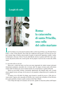 La catacomba di Priscilla, una culla del culto mariano
