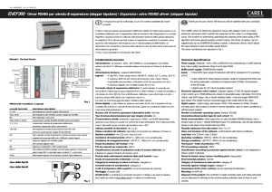 EVD*300 Driver RS485 per valvola di espansione (stepper bipolare