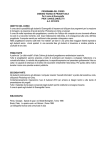 Disegno tecnico e progettuale 2015
