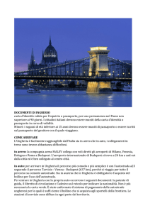 DOCUMENTI DI INGRESSO carta d`identità valida per l`espatrio o