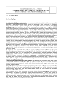 Studio elettrofisiologico endocavitario/Ablazione - Af