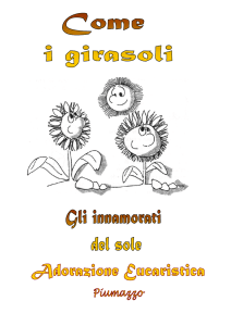 Libretto girasole adorazione