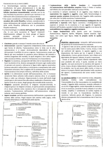 • La fenomenologia (scienza dell`apparire e del manifestarsi, dal
