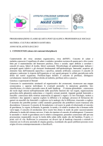 programmazione classe quarta post qualifica
