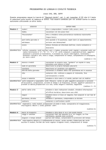 Tedesco 3BS - Istituto Alcide Degasperi
