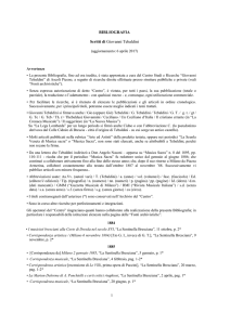 BIBLIOGRAFIA Scritti di Giovanni Tebaldini