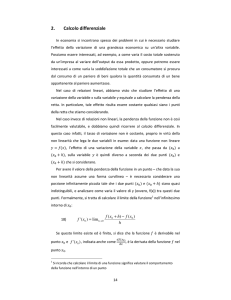Calcolo differenziale - Zanichelli online per la scuola
