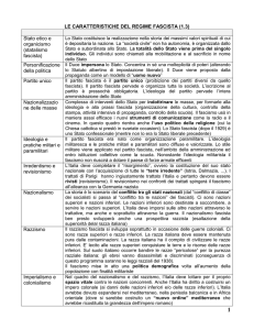 LE CARATTERISTICHE DEL REGIME FASCISTA (1.3)