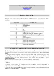 insiemi numerici - Matematica e