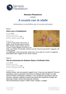 A scuola con le stelle