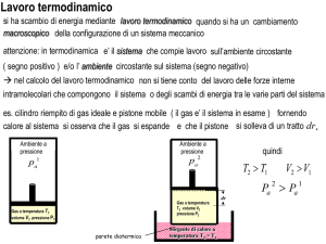 Lavoro termodinamico