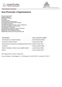 Area Personale e Organizzazione