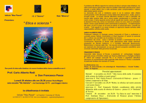 " Etica e scienza "