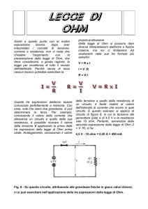 legge di ohm - Rosario Berardi