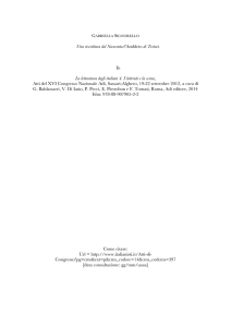 Una riscrittura del Novecento: l`Ambleto di Testori