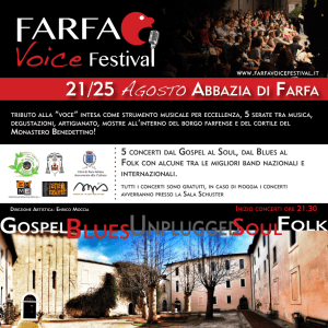 21/25 Agosto AbbAziA di FArFA