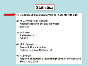 Genetica - Didattica
