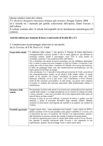 Questa scheda è tratta dal volume P.E. BALBONI, Insegnare