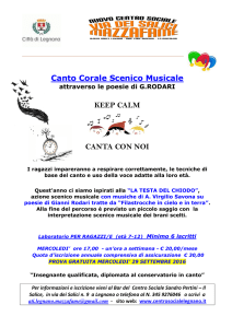 canto corale ragazzi volantino sett. 2016