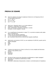 prova di esame - Ex Allievi ROSSI