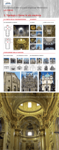 LA CHIESA 2. Tipologie e forme in età moderna