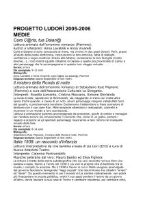 PROGETTO LUDORÌ 2005-2006 MEDIE Cara C@rla, tua Daian