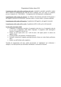 Programma di latino classe II B