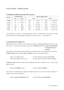 Corso di latino 2011-12: settima lezione