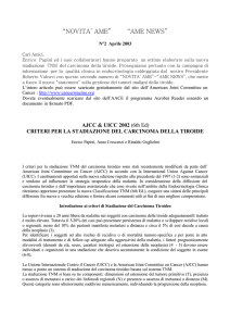 “novita` ame” “ame news” - Associazione Medici Endocrinologi