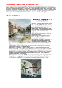 CHIESETTA “MADONNA IN VERONCORA” UN PO`DI STORIA
