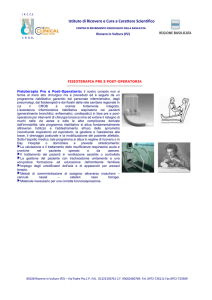 Fisioterapia respiratoria pre, intra e post-operatoria